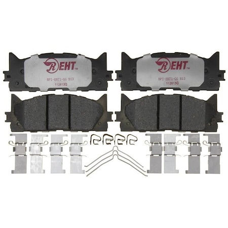 R/M Brakes BRAKE PADS OEM OE Replacement Hybrid Technology Includes Mounting Hardware EHT1222H